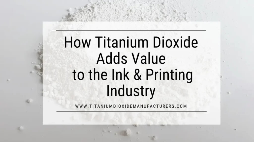 Titanium Dioxide Manufacturer