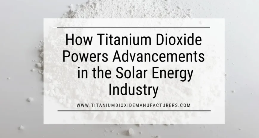 Titanium Dioxide Manufacturer