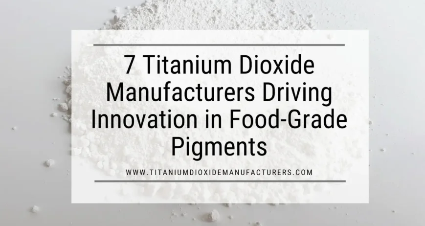 Titanium Dioxide Manufacturer