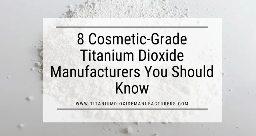 Titanium Dioxide Manufacturer