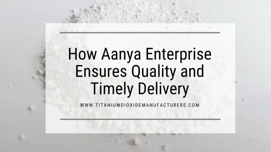 Titanium Dioxide Manufacturer