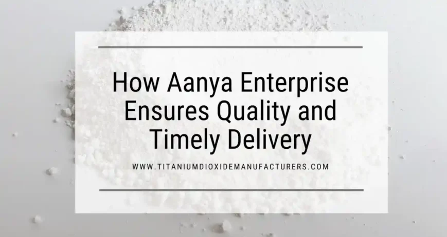 Titanium Dioxide Manufacturer